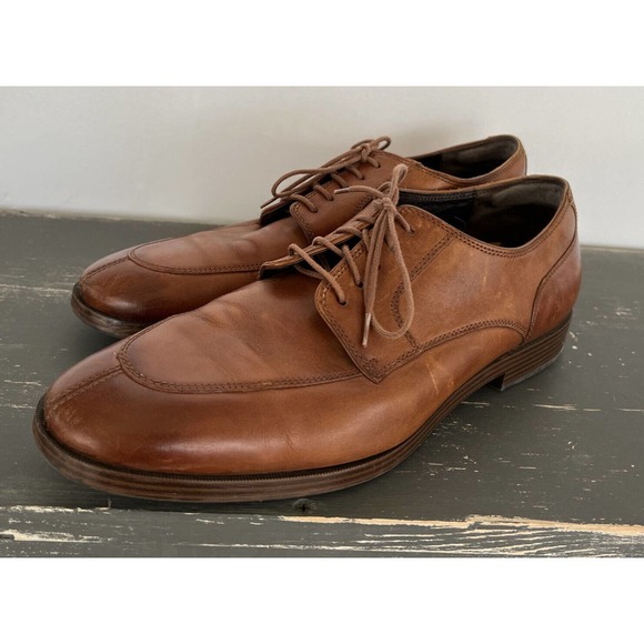 Cole Haan Grand Os Mens Brown Leather Lace Up Oxford Shoes Size 10M main image 7